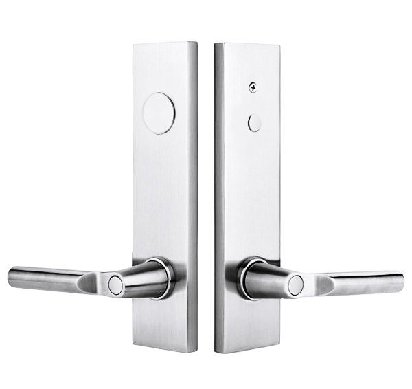 Emtek Modern Rectangular Two Point Dummy Sideplate (Pair)