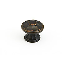 Schaub Country 1 3/8 inch Diameter Round Knob in Ancient Bronze
