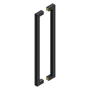 Deltana 24 Inch Contemporary Pulls, Back-To-Back