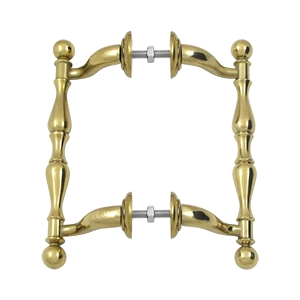 Deltana Solid Brass Back to Back Off-Set Handle Pull