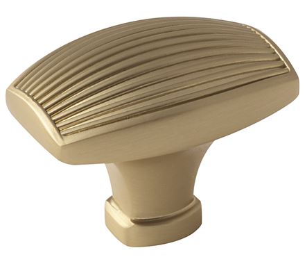 Amerock Sea Grass 1 1/2 Inch Cabinet Knob Golden Champagne