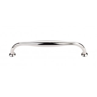 Top Knobs TK383PN Shrewsbury D Pull 7 1/2 Inch CC Polished Nickel