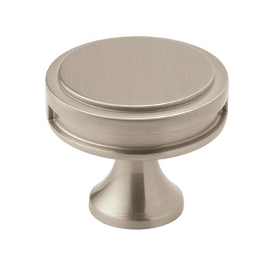 Amerock Oberon 1-3/8 Inch Cabinet Knob Satin Nickel