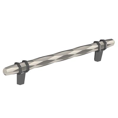 Amerock London 6-5/16 Inch cc Cabinet Pull Polished Nickel/Nickel Chrome