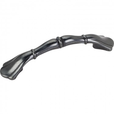 Hardware Resources Gatsby 3 Inch CC Footed Cabinet Pull - Gun Metal