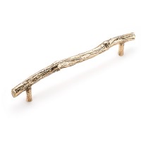 Schaub Cast Bronze Mountain 12 inch CC Cabinet Pull in Natural Bronze