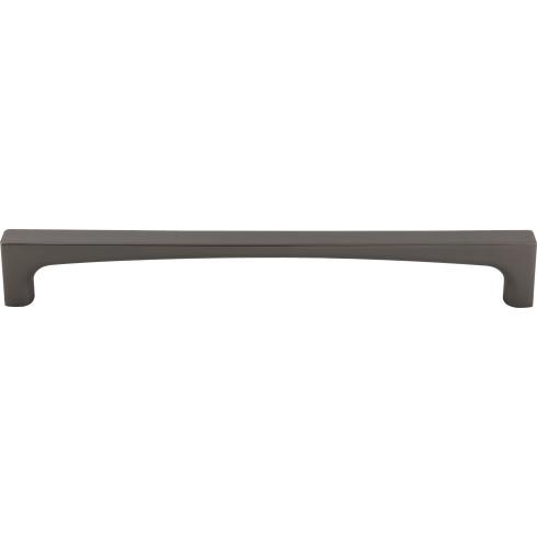 Top Knobs TK1018AG Riverside Appliance Pull 12 Inch CC Ash Gray