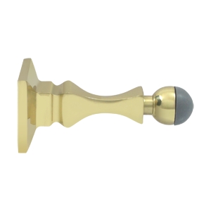 Deltana Solid Brass 3 1/2 Inch Heavy Duty Baseboard Door Bumper
