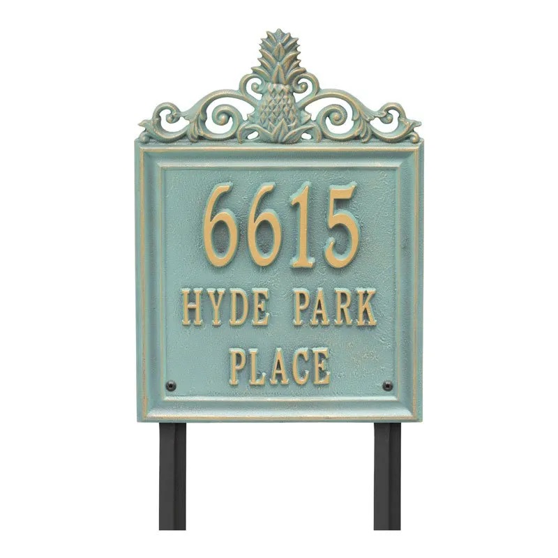 Whitehall Personalized Lanai Plaque - Standard - Lawn - 3 Line