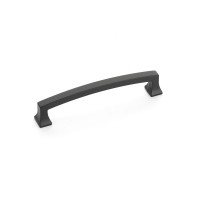 Schaub Menlo Park Arched Pull 5 1/2 inch cc Matte Black