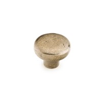 Schaub Cast Bronze Mountain 1 5/8 inch Cabinet Knob in Italian Nickel