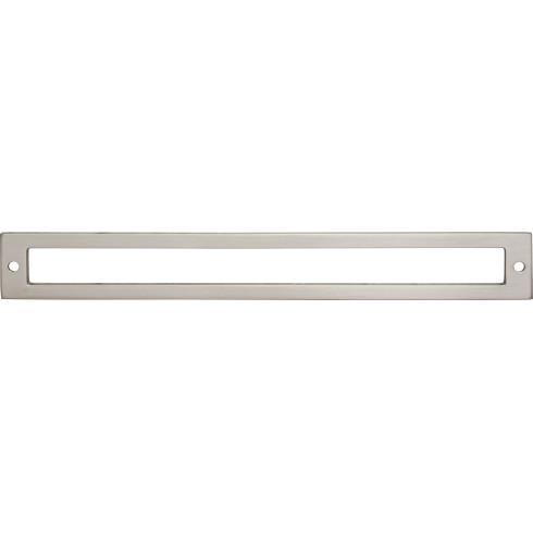 Top Knobs TK928BSN Hollin Backplate 8 13/16 Inch CC Brushed Satin Nickel