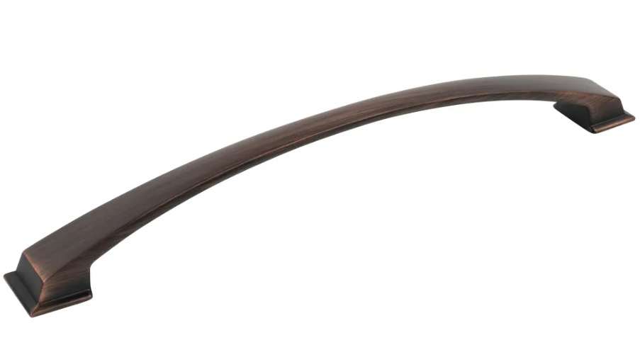 Hardware Resources 12" CC Brushed Oil Rubbed Bronze Arched Roman Appliance Handle