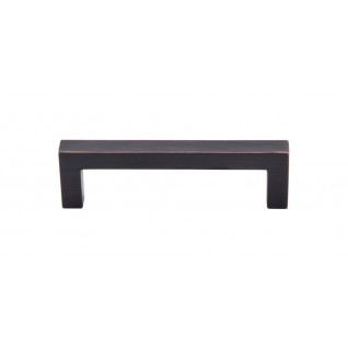 Top Knobs M1834 Square Bar Pull 3 3/4 Inch CC Tuscan Bronze