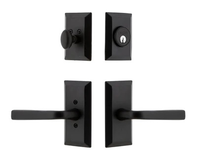 Ageless Iron Lance Lever with Vale Short Plate Combo Entry Set
