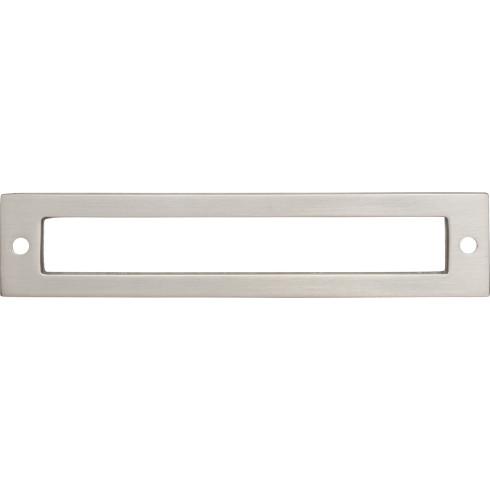 Top Knobs TK925BSN Hollin Backplate 5 1/16 Inch CC Brushed Satin Nickel