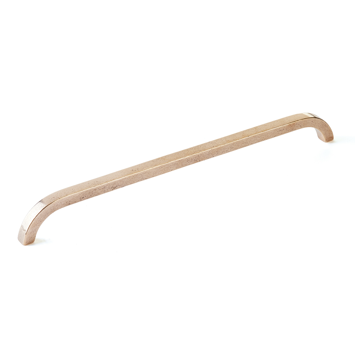 Turno, Pull, 12 Inch cc, Natural Bronze-Unlacquered Living Finish