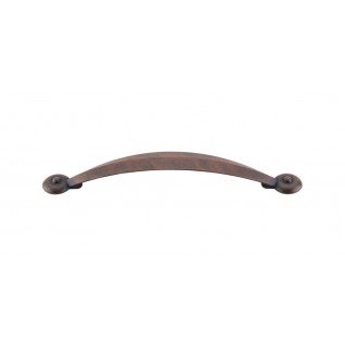 Top Knobs M1240 Angle Pull 5 1/16 Inch CC Patina Rouge