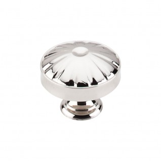 Top Knobs M1611 Hudson Knob 1 1/4 Inch Polished Nickel