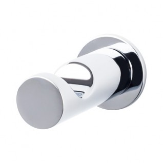 Top Knobs HOP1PC Hopewell Towel or Robe Hook Polished Chrome
