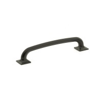 Schaub Northport Rounded 6 inch CC Cabinet Pull in Matte Black