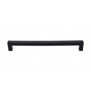 Top Knobs TK164BLK Square Appliance Pull 12 Inch Flat Black