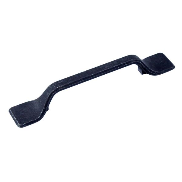 Century Raw Authentic 5-1/16 Inch CC Cabinet Pull- Matte Black Steel