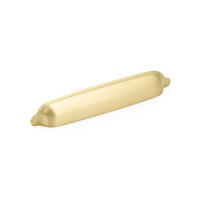 Schaub Country 6 inch CC Cup Pull in Satin Brass