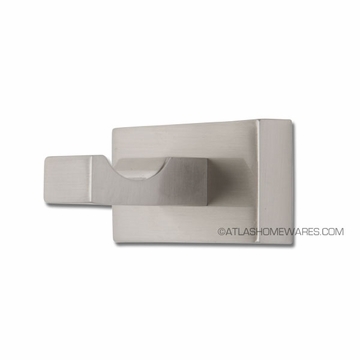 Atlas Homewares Axel Bath Collection Robe Hook in Brushed Nickel
