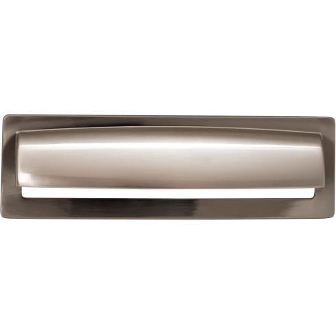 Top Knobs TK938BSN Hollin Cup Pull 5 1/16 Inch CC Brushed Satin Nickel