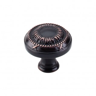Top Knobs M1644 Bead Knob 1 1/8 Inch Tuscan Bronze