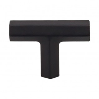 Top Knobs TK790BLK Lydia 1 3/4 inch T Knob Black