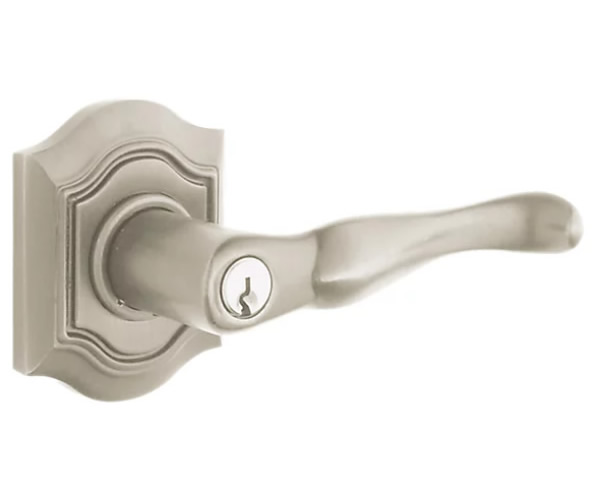 Baldwin Bethpage Keyed Lever with Bethpage Rosette