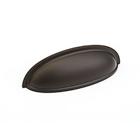 Schaub Traditional Design Cup Pull 4 5/8 inch cc Oil Rubbed Bronze