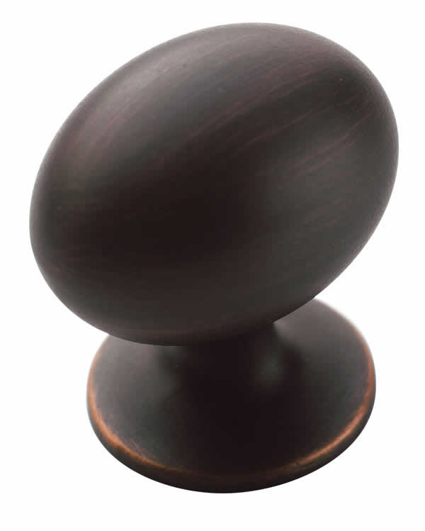 Amerock Allison Value 1 3/8 Inch Oil Rubbed Bronze Oval Cabinet Knob