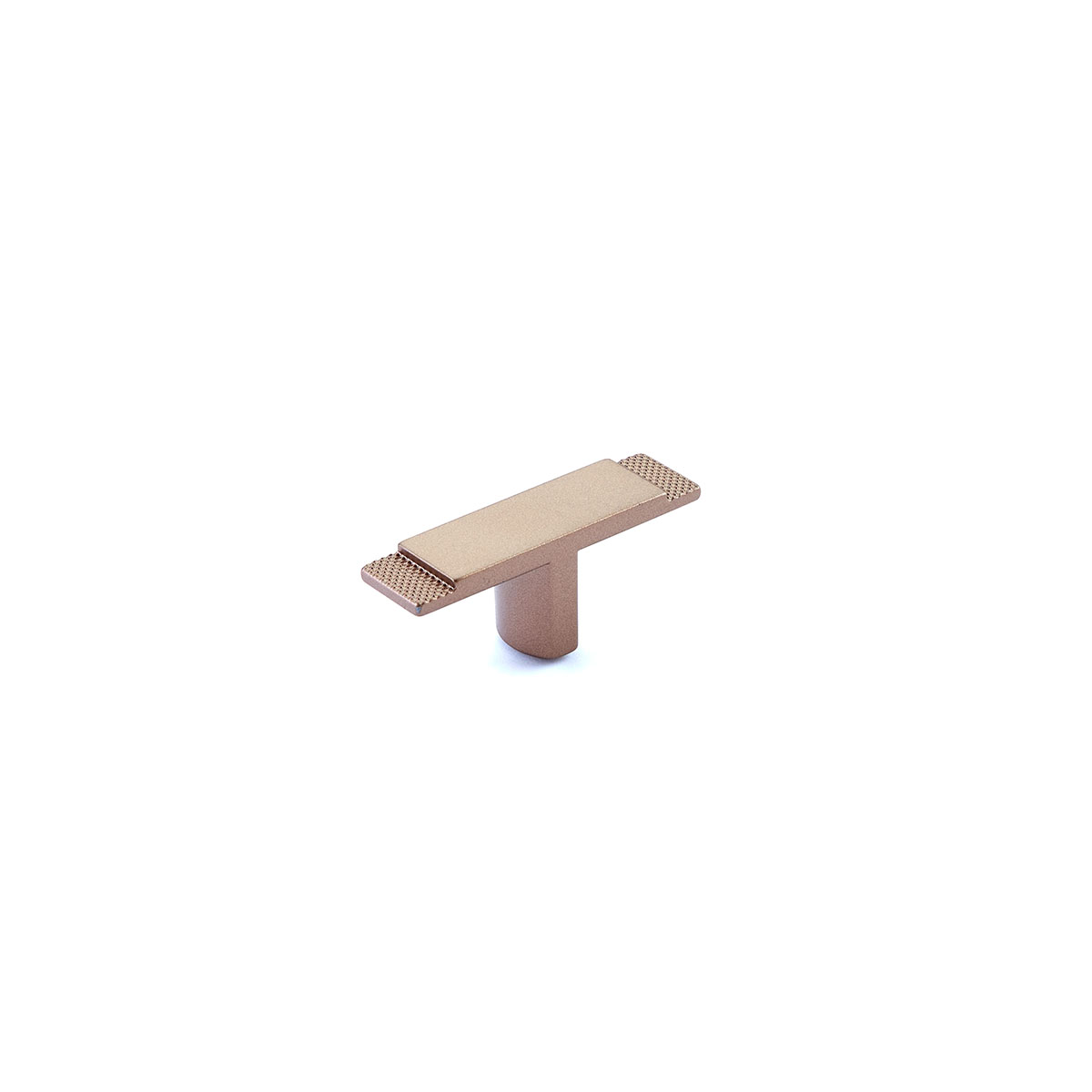 Schaub Quadrato, Satin Bronze 2-3/8 Inch x 5/8 Inch Wide T-Knob