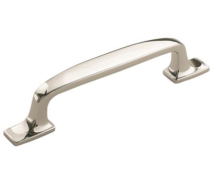 Amerock Highland Ridge 3 3/4 Inch CC Pull Polished Nickel
