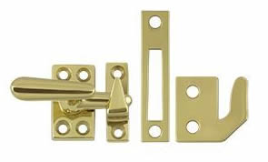 Deltana Solid Brass Small Casement Fastener Window Lock