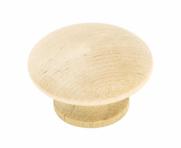 Amerock Allison Value 1 1/2 Inch Unfinished Wood Cabinet Knob