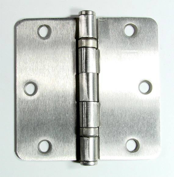 Advantage 3-1/2 Inch Residential Grade Ball Bearing Hinge 1/4 Inch Round Corner (EACH)