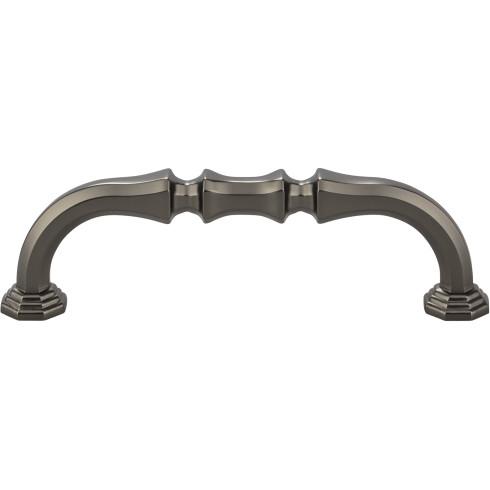 Top Knobs Chareua TK341AG Chalet Pull 3 3/4 Inch CC Ash Gray