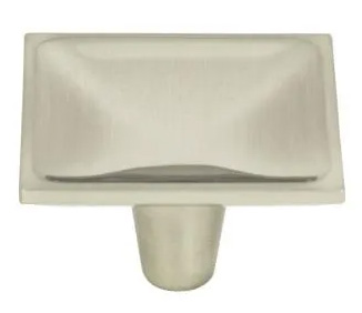 Atlas Homewares Dap Square Knob 2 Inch Brushed Nickel