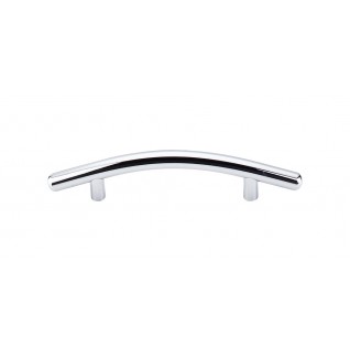 Top Knobs M533 Nouveau Curved Bar Pull 3 3/4 Inch CC Polished Chrome