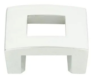 Atlas Homewares Centinel Square Knob 1 1/4 Inch CC Polished Chrome