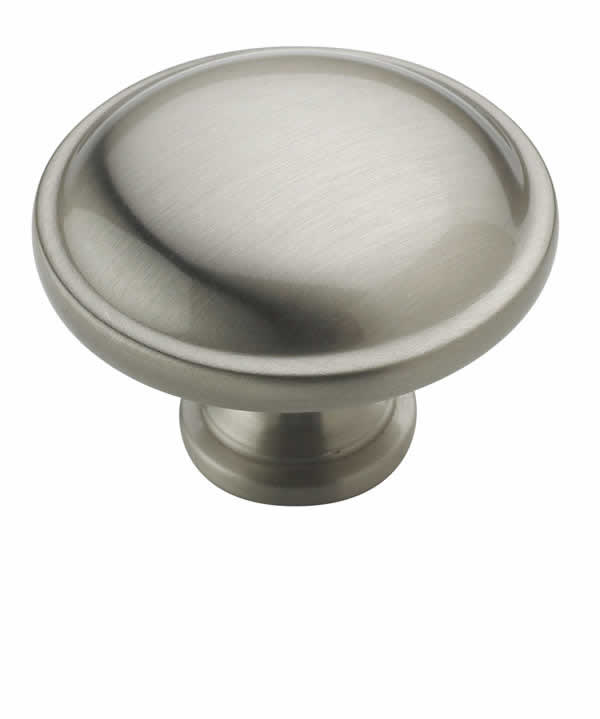 Amerock Allison Value 1 1/4 Inch Satin Nickel Cabinet Knob