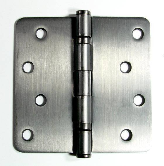 Advantage 4 Inch Residential Ball Bearing Hinge 1/4 Inch Round Corner (EACH)