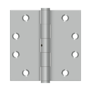 Deltana 4 1/2 x 4 1/2 Inch Square Corner NRP Stainless Steel Hinge - Pair