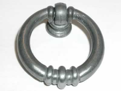 Top Knobs M177 Tuscany 1 1/2 Inch Newton Ring Pull Pewter Light