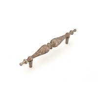 Schaub Cantata 5 inch CC Cabinet Pull in Monticello Silver