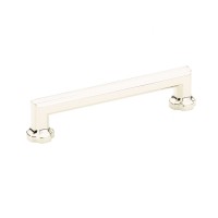 Schaub Empire 5 inch CC Cabinet Pull in Polished Nickel